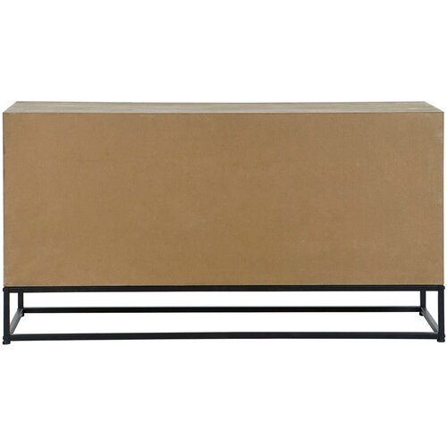  Kredenca DKD Home Decor Črna Naraven Kovina Les MDF 120 x 40 x 64 cm Slike