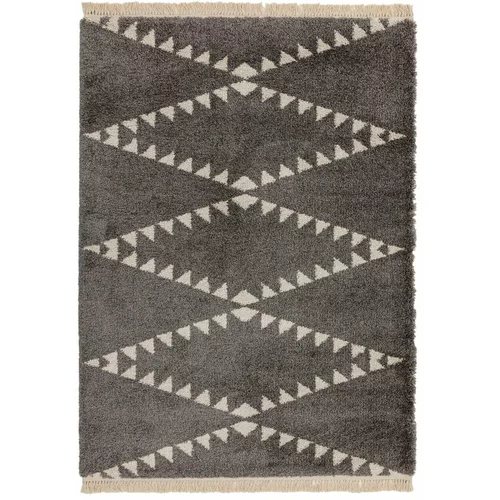 Asiatic Carpets Temno siva preproga 120x170 cm Rocco –