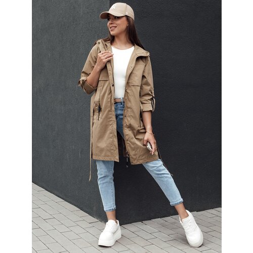 DStreet Women&amp;#039;s parka jacket MODERNS dark beige Slike