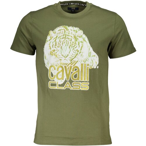 Cavalli Class T-SHIRT SHORT SLEEVE MAN GREEN Cene