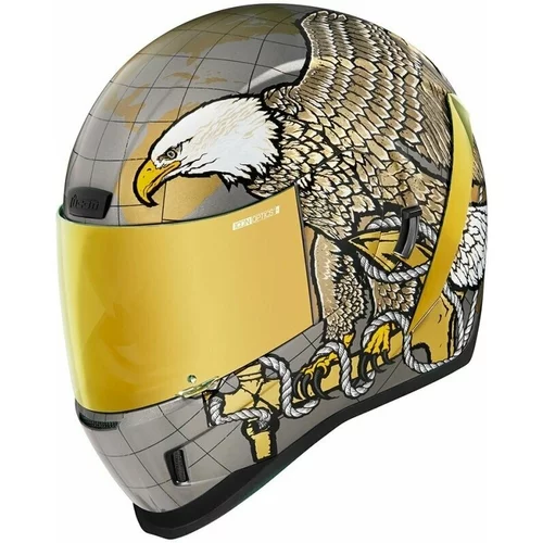 ICON - Motorcycle Gear Airform Semper Fi™ Gold L Kaciga