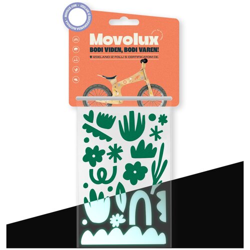 Movolux visoko odsevne nalepke Doodle Shine, zelene Cene