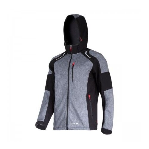 Lahti &amp;quot;softshell&amp;quot; jakna s kapuljačom sivo-crna 2XL Slike