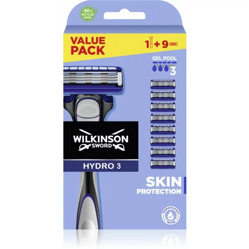 Wilkinson Sword Hydro3 Skin Protection brijač + zamjenske britvice 1 kom