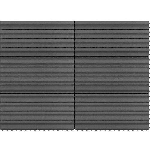 vidaXL WPC plošče 60x30 cm 6 kosov 1 m² sive, (21143921) Cene