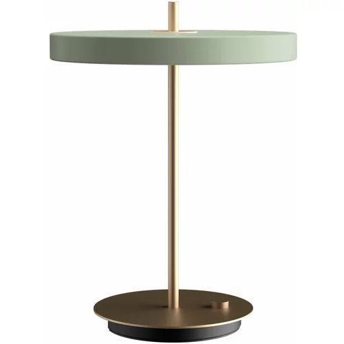 UMAGE Svetlo zelena LED zatemnitvena namizna svetilka s kovinskim senčnikom (višina 41,5 cm) Asteria Table –