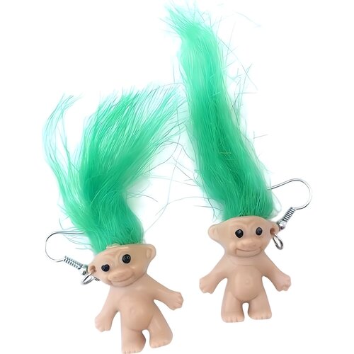 IZMAEL Uhani Troll-38696 - Rjava / Zelena Cene