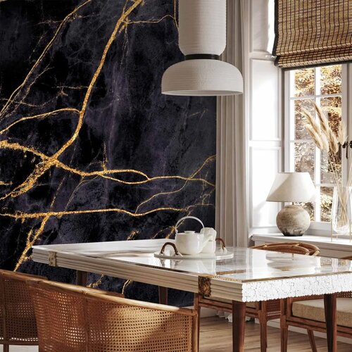  Foto tapeta - Golden Paths 150x105 Premium Slike