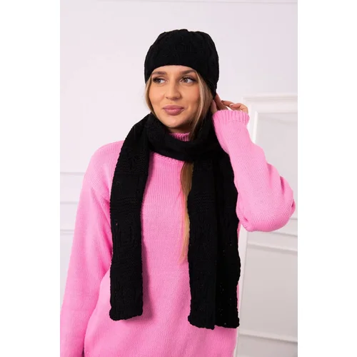 Kesi Women's set with scarf Amelia K329 black