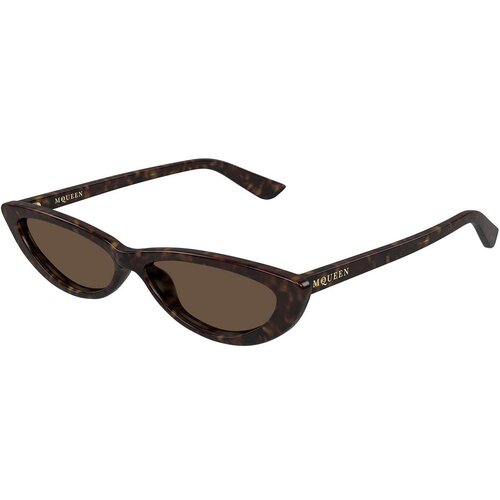 Alexander Mcqueen AM0535S 002 ONE SIZE (58) Havana/Rjava Cene