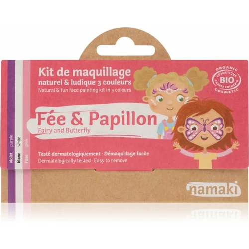 namaki Color Face Painting Kit Fairy & Butterfly set za djecu 1 kom