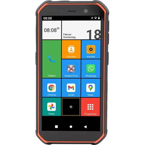 Olympia TREK 14 cm (5.5) Dual SIM Android 10 4G USB Type-C 3 GB 32 GB 5000 mAh Black, Orange Cijene