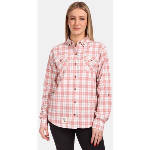 Kilpi Women&amp;#039;s sports flannel shirt FLANNY-W Pink Slike