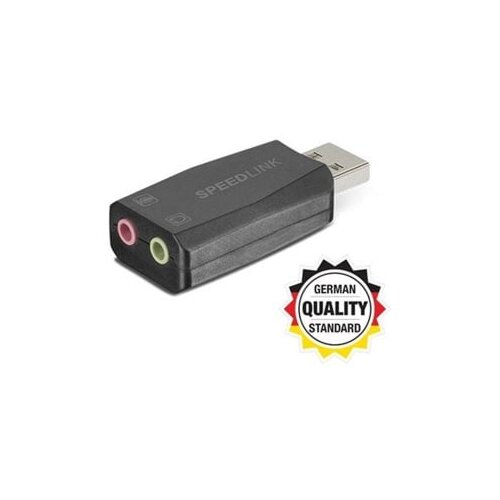  Zvučna kartica SPEEDLINK VIGO USB Sound Card, black, SL-8850-BK-01 Cene
