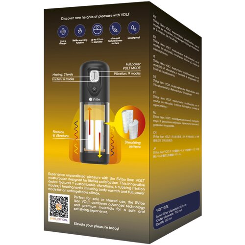 Snailvibe ikon volt - automatski masturbator (crni) Slike