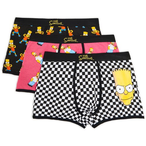 Cropp muški komplet od 3 para bokserica The Simpsons - Crna  9168V-99X Cijene