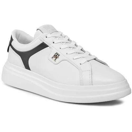 Tommy Hilfiger Superge Pointy Court Sneaker FW0FW07460 White/Space Blue 0K4