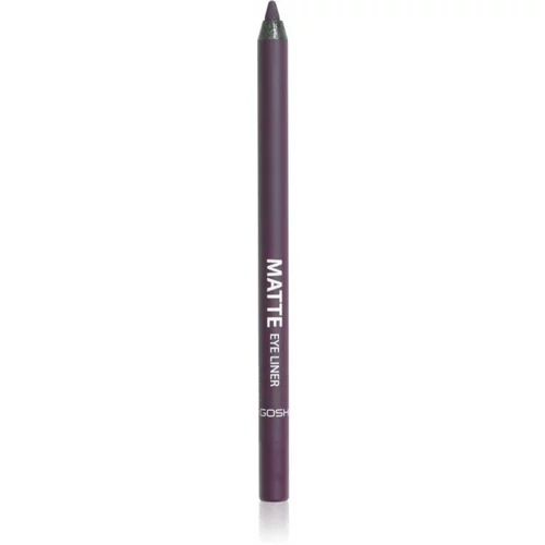 Gosh Matte svinčnik za oči z mat učinkom odtenek 019 Dusty Violet 1.2 g