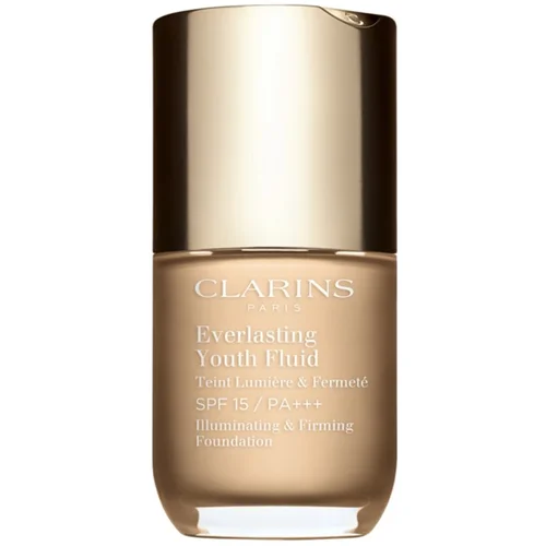 Clarins Everlasting Youth Fluid posvetlitvena podlaga SPF 15 odtenek 101 Linen 30 ml