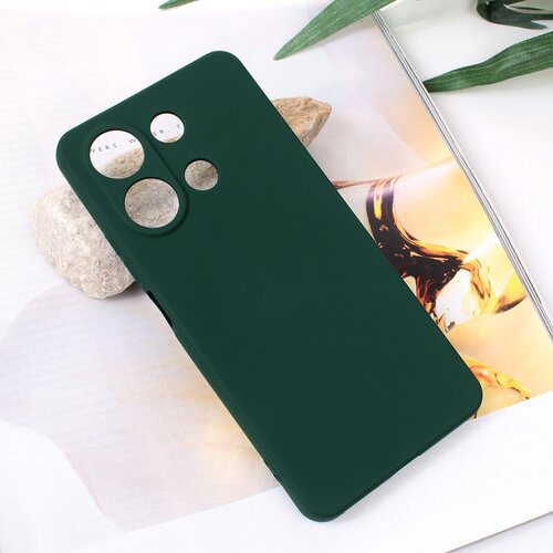Teracell torbica soft velvet za xiaomi redmi note 13 4G (eu) tamno zelena Slike