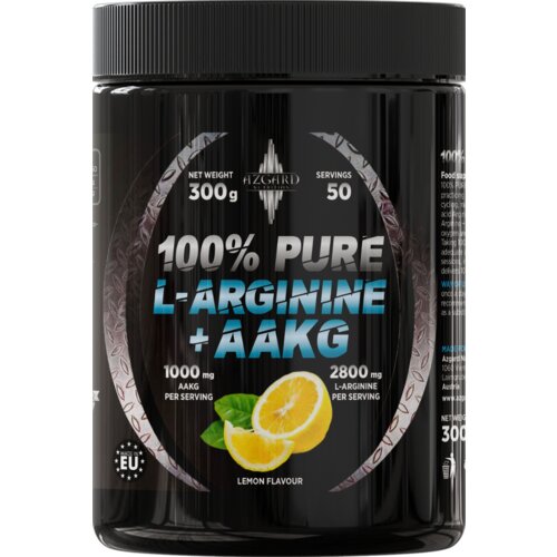 AZGARD Nutrition 100% pure l-arginine + aakg 300g Slike