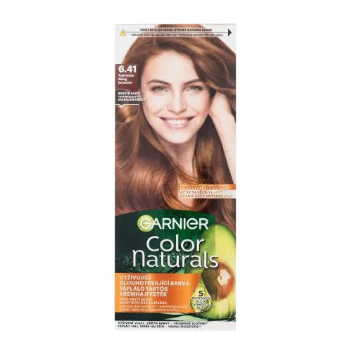 Garnier Color Naturals boja za kosu obojena kosa svi tipovi kose 40 ml Nijansa 6.41 sweet amber za ženske