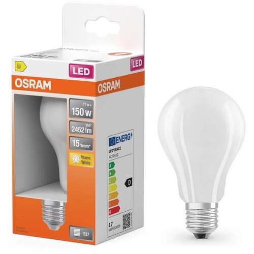 Osram LED sijalka Ledvance Star Classic A (15 W, 2500 lm, 2700 K, topla bela, E27, mat) Cene