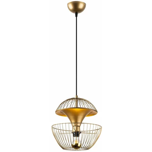 Opviq lights Viseča svetilka v zlati barvi s kovinskim senčnikom ø 30 cm Telmander –