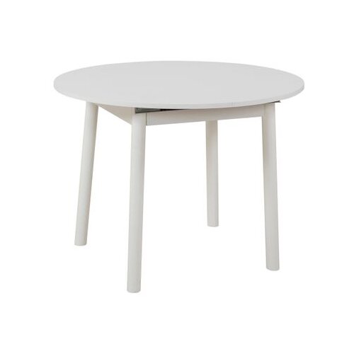 Hanah home Oliver - White White Extendable Dining Table Cene