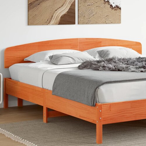  The Living Store Vzglavje voščeno rjava 180 cm trdna borovina - Vzglavje, (21498739) Cene