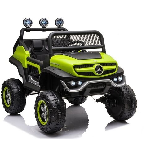 Lean_Toys Otroško vozilo Mercedes Unimog S 12V 4x4 zelena lak lea Cene
