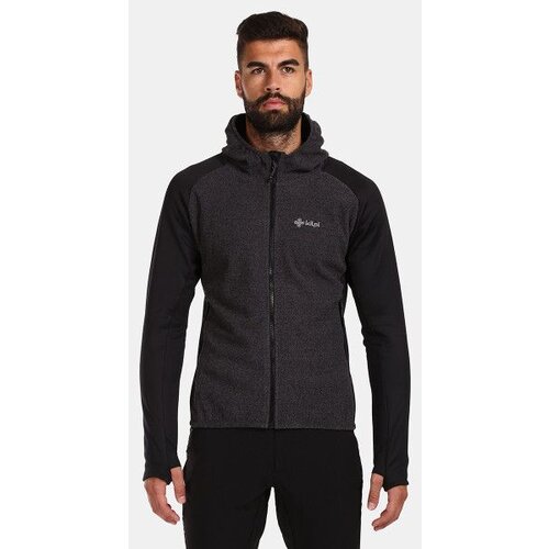 Kilpi Men's fleece sweatshirt VERSAM-M Black Slike
