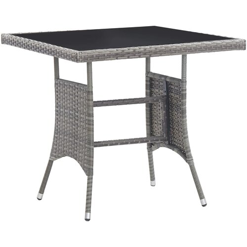  Vrtni stol sivi 80 x 80 x 74 cm od poliratana Cene