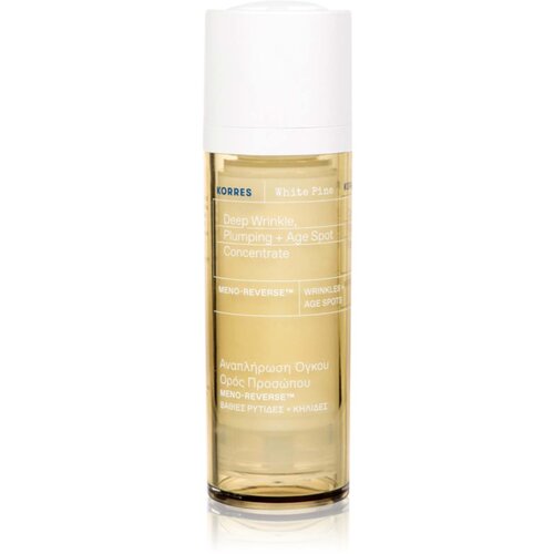 Korres White Pine Deep Wrinkle, Plumping + Age Spot Concentrate pomlajevalni serum za obraz 30 ml za ženske Slike