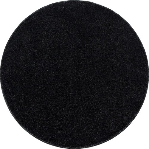 Ayyildiz Carpets Temno siva okrogla preproga ø 200 cm Ata – Cene