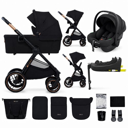 Kinderkraft dječja kolica Nea 2 4u1, Midnight Black B Slike
