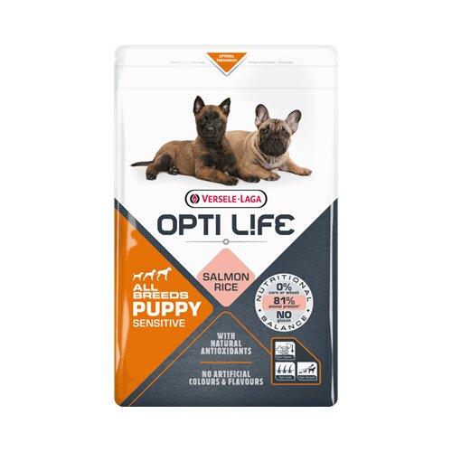 Opti Life hrana za osetljive štence puppy sensitive all breeds Slike