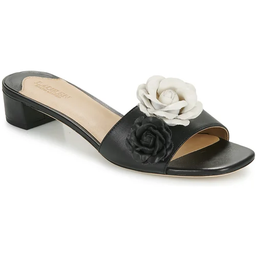 Polo Ralph Lauren FAY FLOWER-SANDALS-FLAT SANDAL Crna