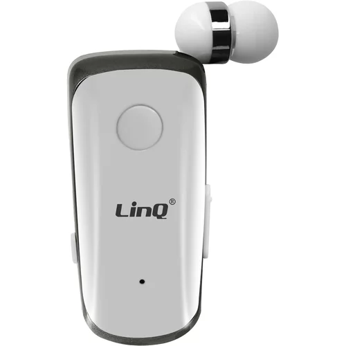LINQ Slušalke Bluetooth z vibriranjem in glasovno najavo z izvlecnim kablom, R839 - bele, (20731558)