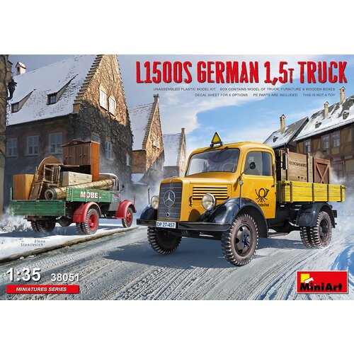 Miniart Mercedes-Benz L1500S (nemški tovornjak 1,5t), (21312638) Cene