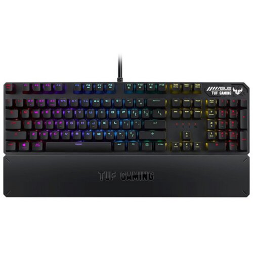 Asus Tipkovnica TUF Gaming K3, Red Linear, RGB, USB, UK SLO g. Slike