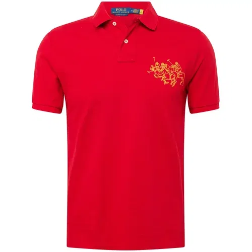 Polo Ralph Lauren Majica rumena / rdeča