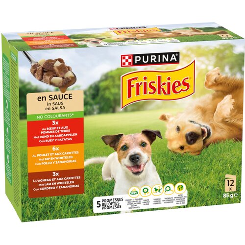 Friskies Adult u umaku s govedinom, piletinom i janjetinom &ndash; 12 x 85 g Cijene