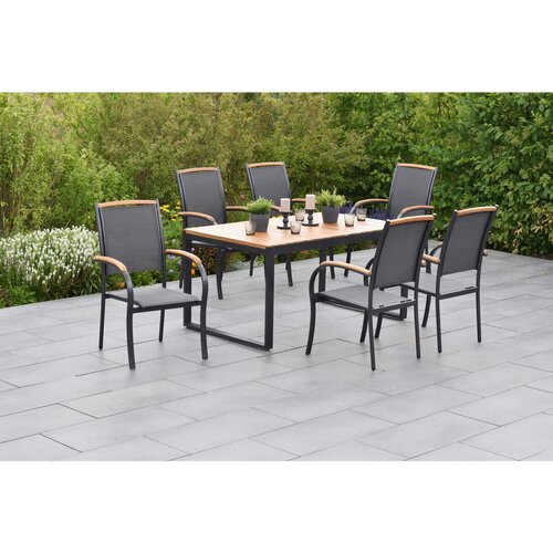 Gardenson VRTNA GARNITURA SIENA aluminij barve grafita, siva Cene