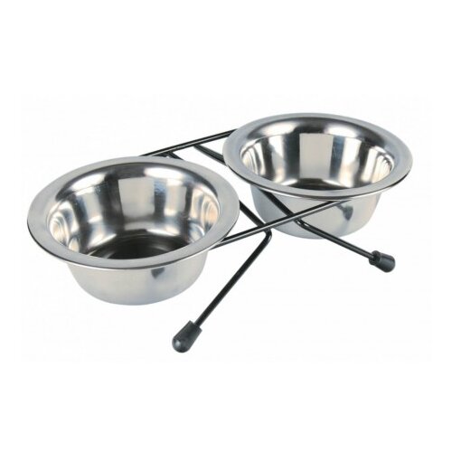 Trixie posuda na postolju Eat on feet set 0,45 l/fi-12 cm Cene