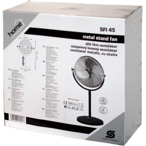 Floria Stoječi ventilator, premer 40 cm, 40 W, bel - ZLN1180 Slike