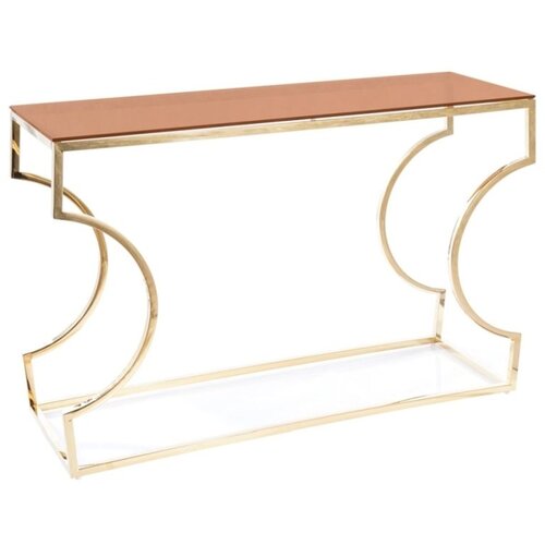 Molarem Home Stolić KENZO C 120*40 cm - jantarno kaljeno staklo Cene