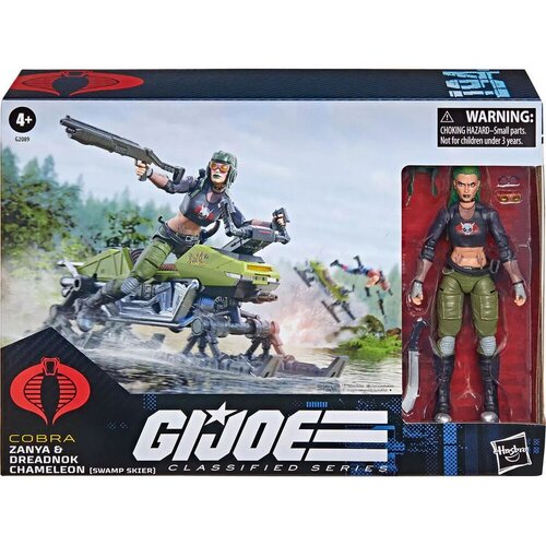 Hasbro Figura Zanya and Dreadnok Chameleon Classified Series Cobra G.I. Joe 15cm Slike