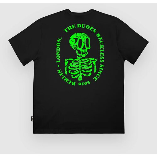 The Dudes Reckless Neon Classic Premium T-shirt black Cene