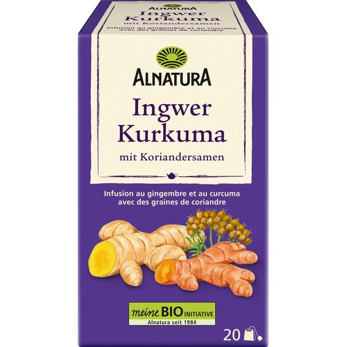 Alnatura Bio čaj od đumbira i kurkume sa sjemenkama korijandra - 40 g Cene